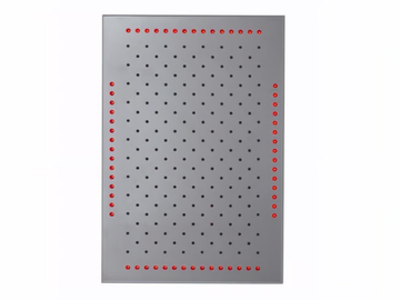 Overhead shower with chromotherapy - Contemporary style LED built-in metal rain shower by Tender rain - view 3